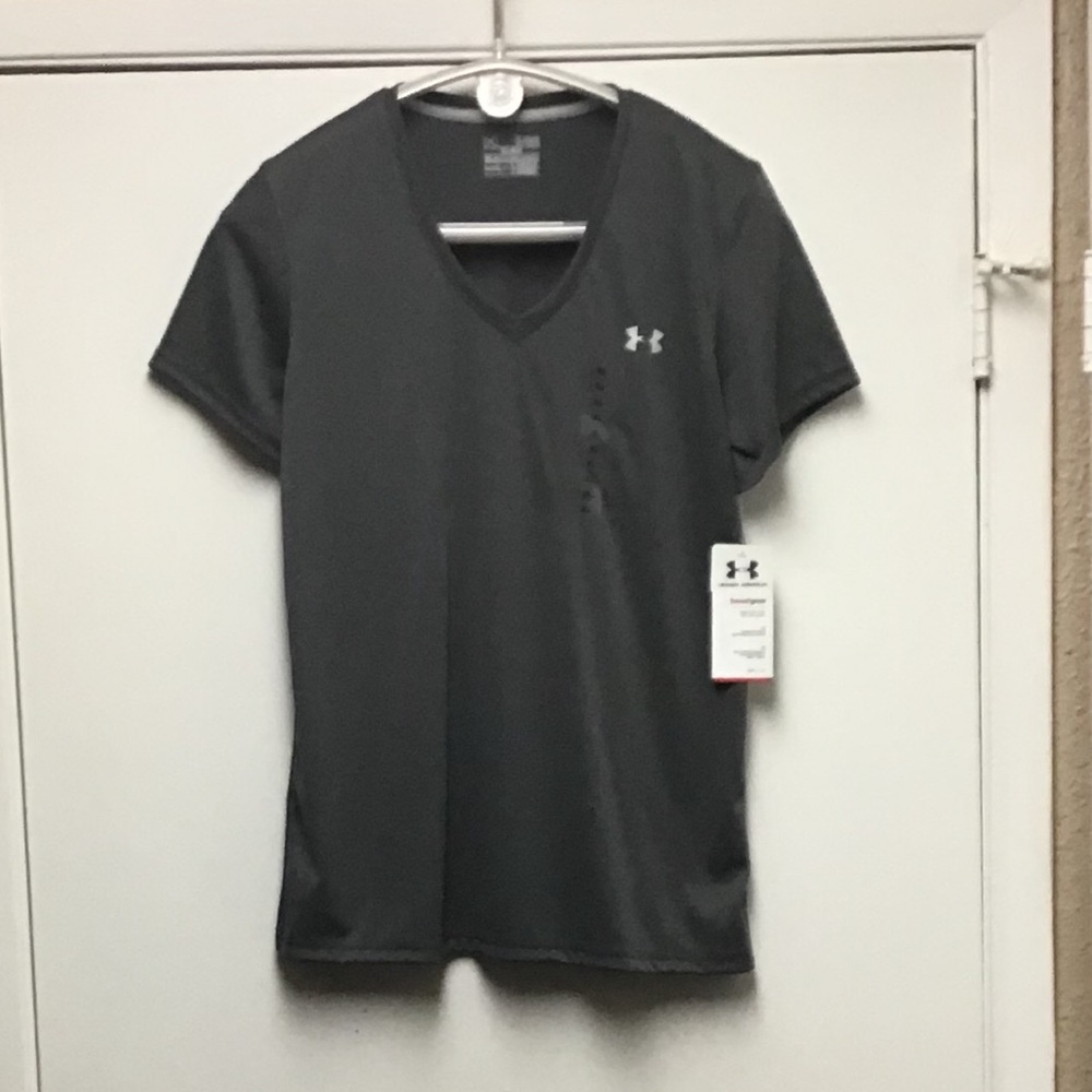 Under Armour Heat Gear Shirt wmns XL Dark Grey NWT